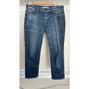 Women's Straight Leg Jeans - Blue